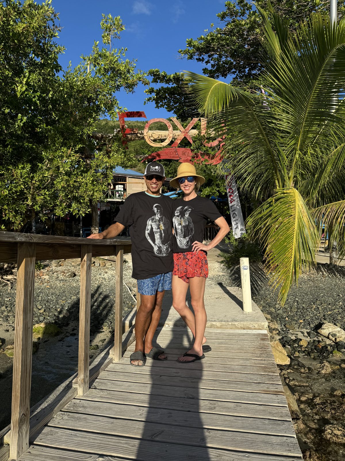 Pretty Lucky — tropical anchorage